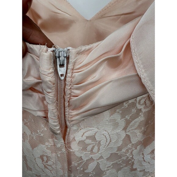 VTG 90s Pink Abstract  Vintage 80s Wedding‎ Dress Lace Coquette
Prom Gown Gothic - Picture 9 of 11